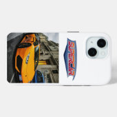 Supercar iPhone 15 Hoesje design. (Achterkant (horizontaal))