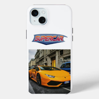 Supercar iPhone 15 Plus Hoesje Design.