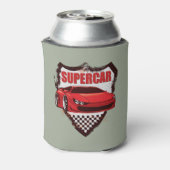 Supercar Muscar in Grunge Shield Blikjeskoeler (Blikje Achterkant)