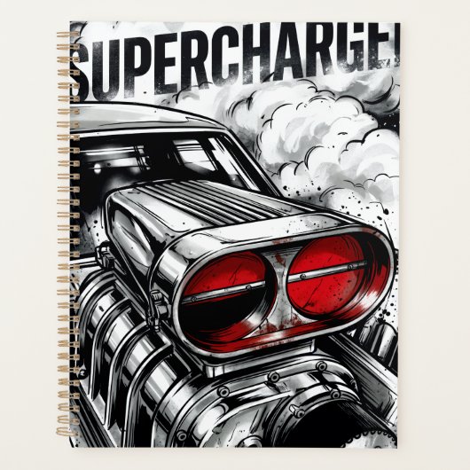 Supercharged Spierauto Wekelijkse Planner (Voorkant)
