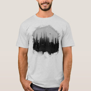 SuperCity Landschap BW T-shirt