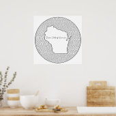 Superclubs van Wisconsin Poster (Keuken)