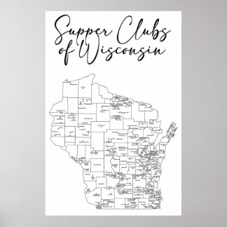 Superclubs van Wisconsin Poster