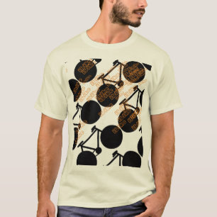 supercoole fiets geïnspireerd t-shirt