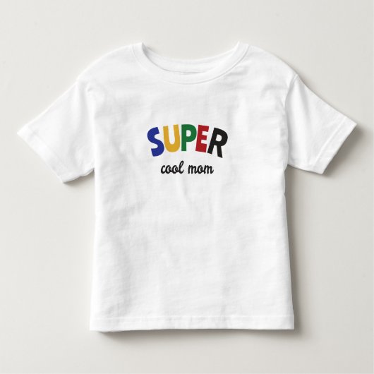 Supercoole moeder kinder shirts (Voorkant)