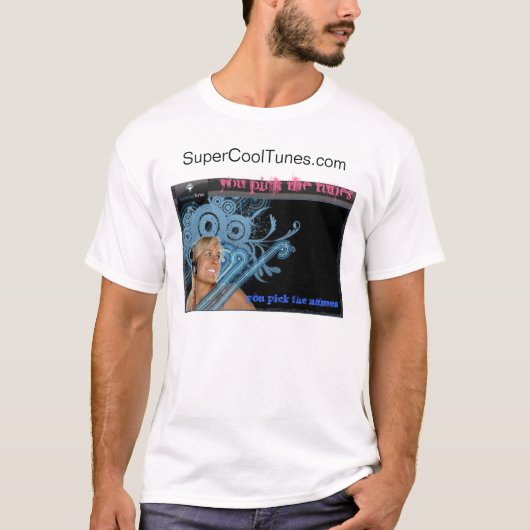 SuperCoolTunes T-shirt (Voorkant)