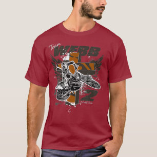 Supercross en Motocross Christelijk kruis T-shirt