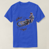 Supercross Motocross Enduro FMX Brap Dirt Bike Rid T-shirt (Design voorkant)