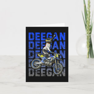 Supercross Motocross Haiden-deegs-gevaar Halloween Kaart