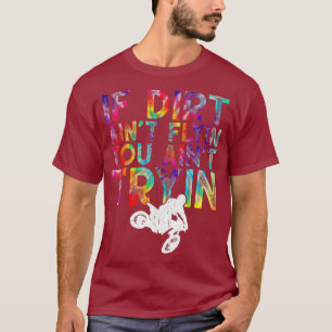 Supercross MX Motocross Ride Funny Dirt Bike Tie T-shirt