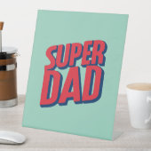 Superdad Reclamebord Met Voetstuk (Insitu)