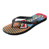 SuperDAD-Vaderdag cadeaustrandsandals flip-flop Teenslippers (Schuin)