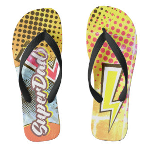 SuperDAD Vaderdag gift strandsandalen Teenslippers