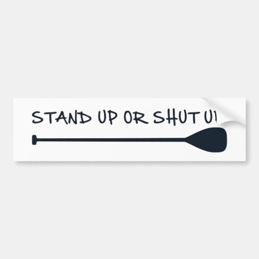 SUPerDave zegt... Bumpersticker (Voorkant)