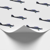 Superdecathlon met zwart werkpapier cadeaupapier (Hoek)