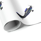 Superdecathlon met zwart werkpapier cadeaupapier (Rol Hoek)