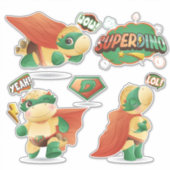 SuperDinos-Sticker Sticker (Voorkant)