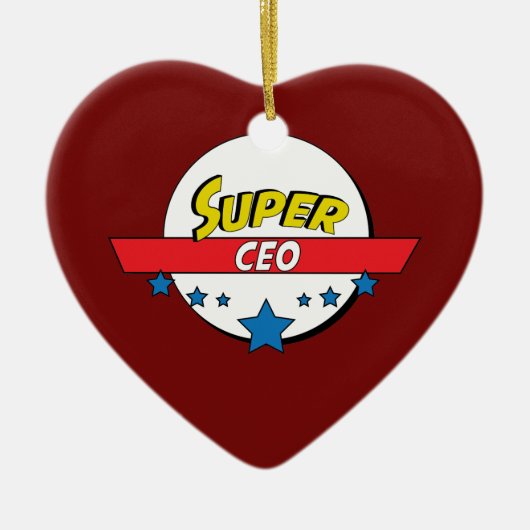 Superdirecteur, #CEO Keramisch Ornament (Voorkant)