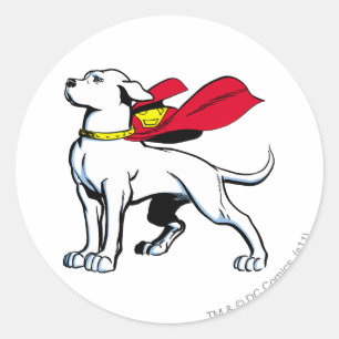 Superdog Krypto Ronde Sticker