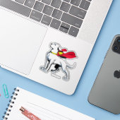 Superdog Krypto Sticker (Laptop met iPhone)