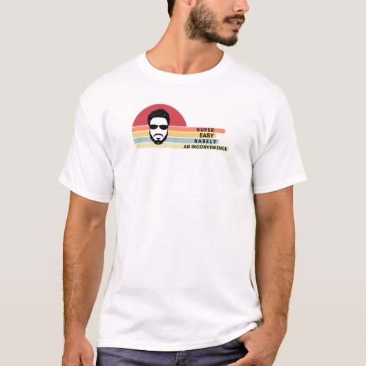 Supereenvoudig draagbaar en ongemak, Retrostijl T-shirt (Voorkant)