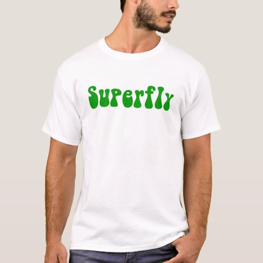 Superfly (groen) t-shirt (Voorkant)