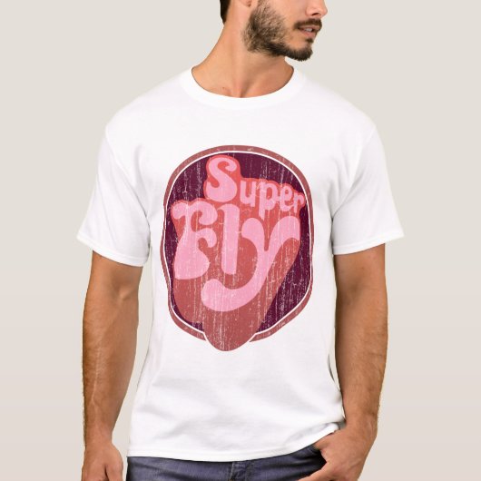SuperFly in nood T-shirt (Voorkant)