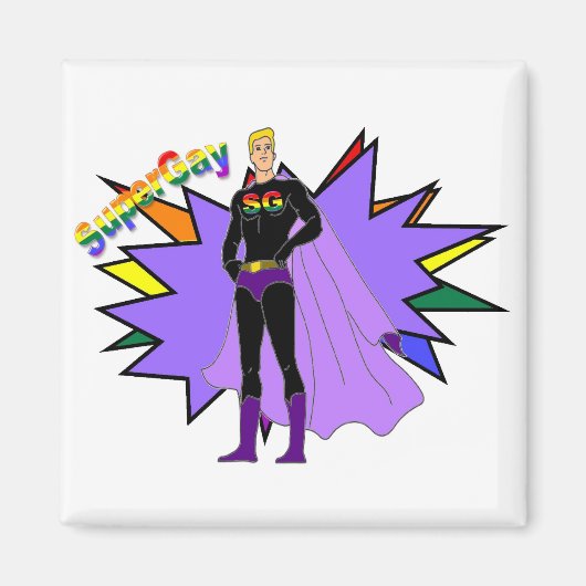 SuperGay! Magneet (Voorkant)