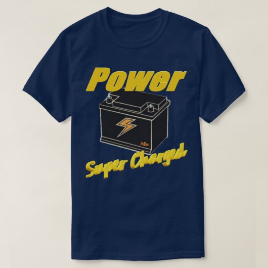 Supergeladen ENERGIEVERBRUIK per mxx T-shirt (Design voorkant)