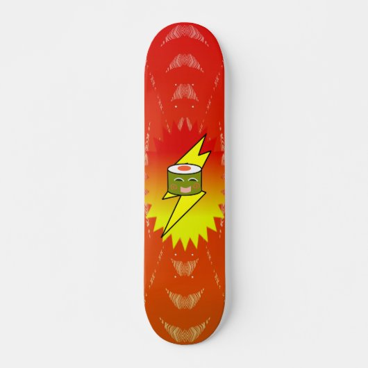 Supergeladen sushi - skateboard (Voorkant)