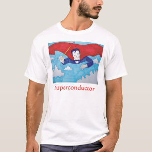 Supergeleider-cartoon T-shirt