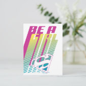 Supergirl-afbeelding Briefkaart (Staand voorkant)