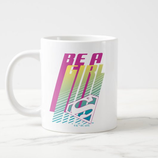 Supergirl-afbeelding Extra Grote Beker (Links)