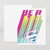 Supergirl-afbeelding Notitiekaartje (Voorkant / Achterkant)