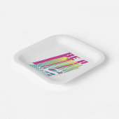 Supergirl-afbeelding Papieren Bordje (Gebogen)