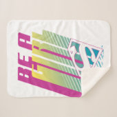 Supergirl-afbeelding Sherpa Deken (Voorkant (horizontaal))