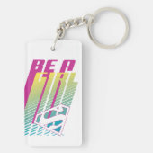 Supergirl-afbeelding Sleutelhanger (achterkant)