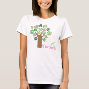 Supergirl Alle natuurlijke bomen T-shirt