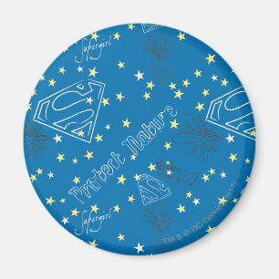 Supergirl Bescherm Natuur Patroon Magneet