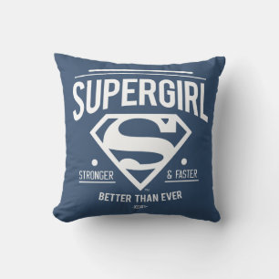 Supergirl beter dan ooit grafische weergave kussen