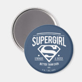 Supergirl beter dan ooit grafische weergave magneet (Voorkant / Achterkant)