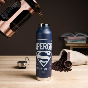 Supergirl beter dan ooit grafische weergave waterfles