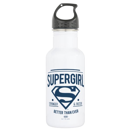 Supergirl beter dan ooit grafische weergave waterfles (Voorkant)