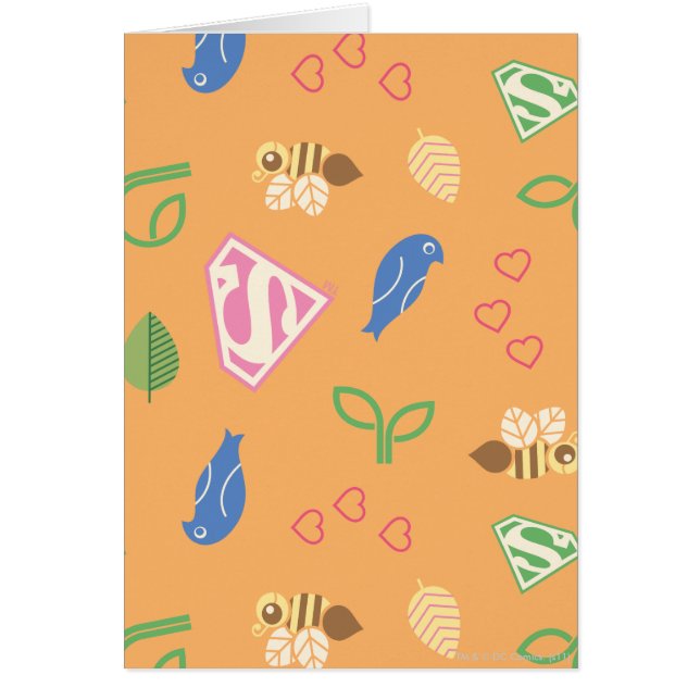 Supergirl Birds & Bees Orange (Devant)