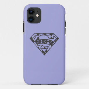 Supergirl Black Argyle Logo iPhone 11 Hoesje