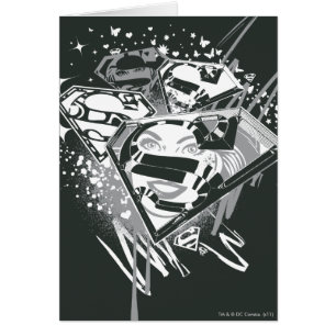 Supergirl Black en White