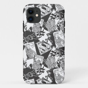 Supergirl Black en White Collage 2 iPhone 11 Hoesje