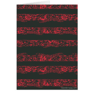 Supergirl Black et Red Line Motif