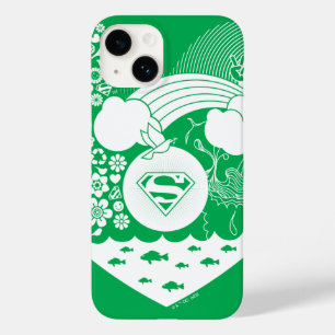 Supergirl Bloemen Vrede Hart Grafisch Case-Mate iPhone 14 Hoesje