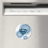 Supergirl Blue Circle Design Magneet (Insitu (Vaatwasser))